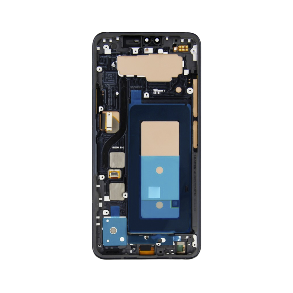 LG V40 - OLED Assembly with frame (New Aurora Black) - OEM - Image 3