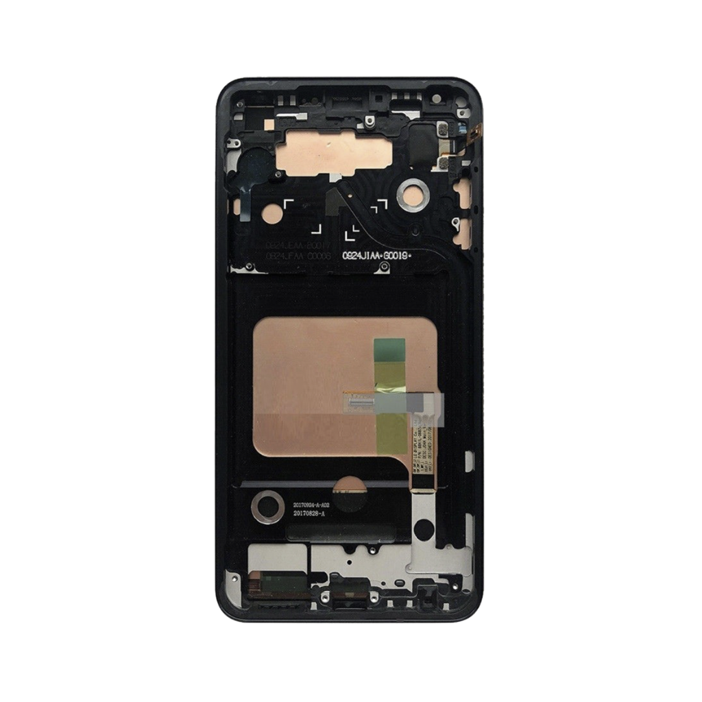 LG V30 - OLED Assembly with frame (Aurora Black) - OEM - Image 3
