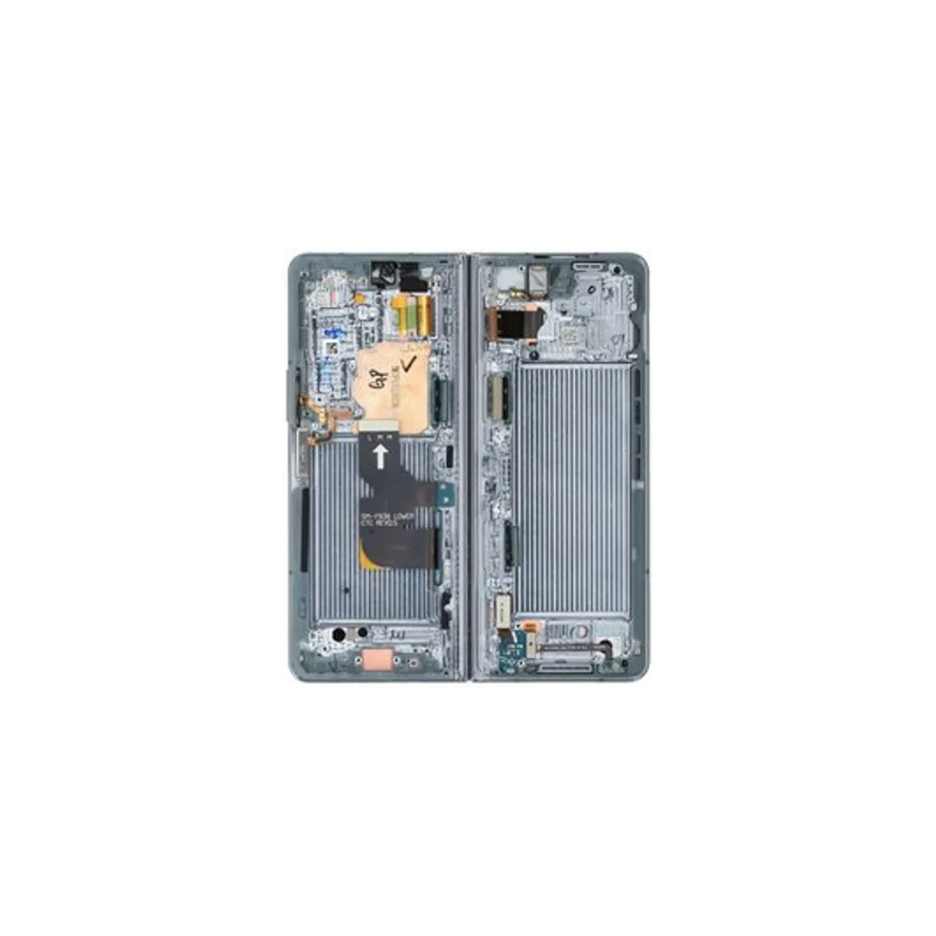 Samsung Galaxy Z Fold 4 - OLED Assembly with frame (Graygreen) - Service Pack - Image 3