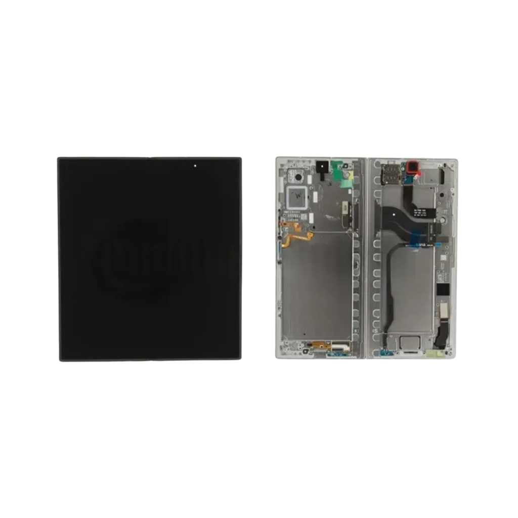 Samsung Galaxy Z Fold 7 - OLED Assembly with frame (Silver Shadow) - OEM