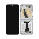Samsung Galaxy Z Flip 6 - OLED Assembly with frame (White) - OEM