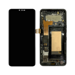 LG V50 - OLED Assembly with frame (New Aurora Black) - OEM