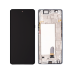 LG Stylo 6 - LCD Assembly with frame (White) - OEM
