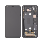LG Stylo 4 Plus - LCD Assembly with frame (Aurora Black) - OEM