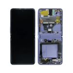 Samsung Galaxy Z Flip 4G - OLED Assembly with frame (Mirror Purple) - Service Pack