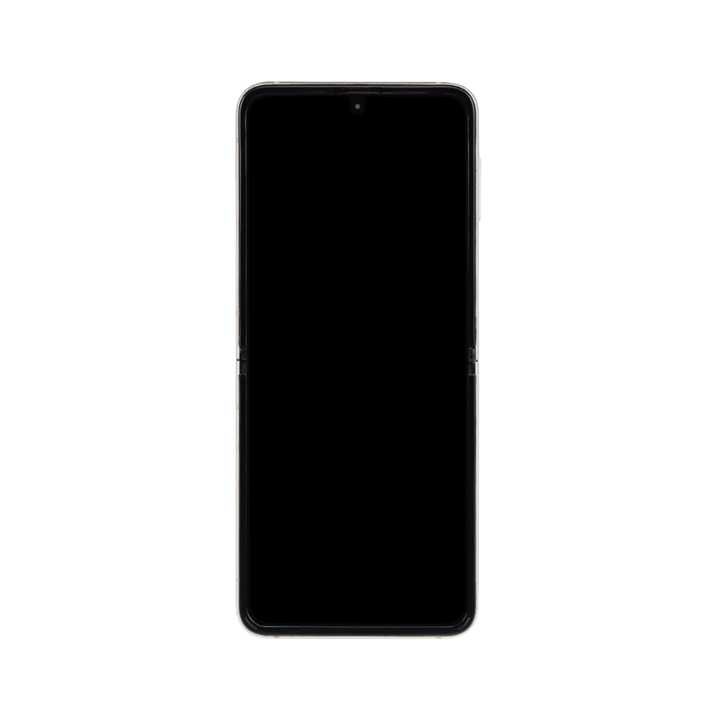 Samsung Galaxy Z Flip 3 - OLED Assembly with frame (White) - Service Pack - Image 2