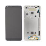LG G6 - LCD Assembly with frame (Mystic White) - OEM