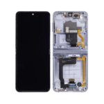 Samsung Galaxy Z Flip 4 - OLED Assembly with frame (Blue) - OEM