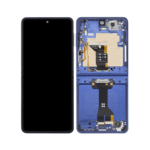 Samsung Galaxy Z Flip 7 - OLED Assembly with frame (Blue Shadow) - OEM