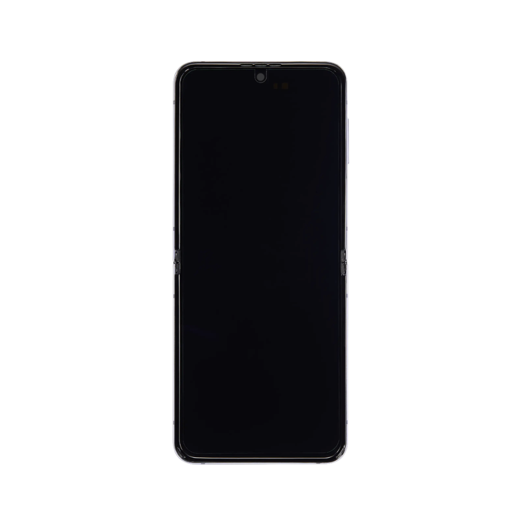 Samsung Galaxy Z Flip 4 - OLED Assembly with frame (Blue) - OEM - Image 2