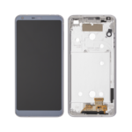 LG G6 - LCD Assembly with frame (Ice Platinum) - OEM