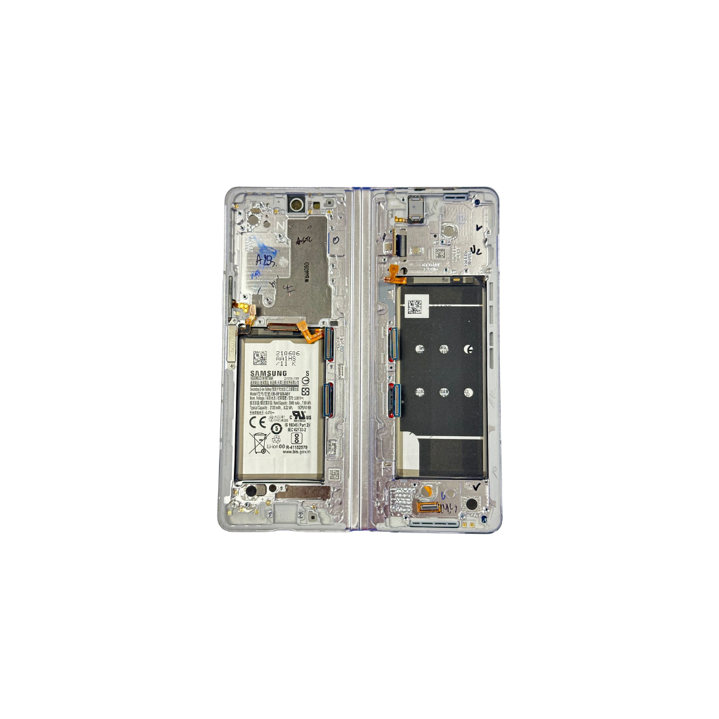 Samsung Galaxy Z Fold 3 - OLED Assembly with frame (Phantom Silver) - Service Pack - Image 3