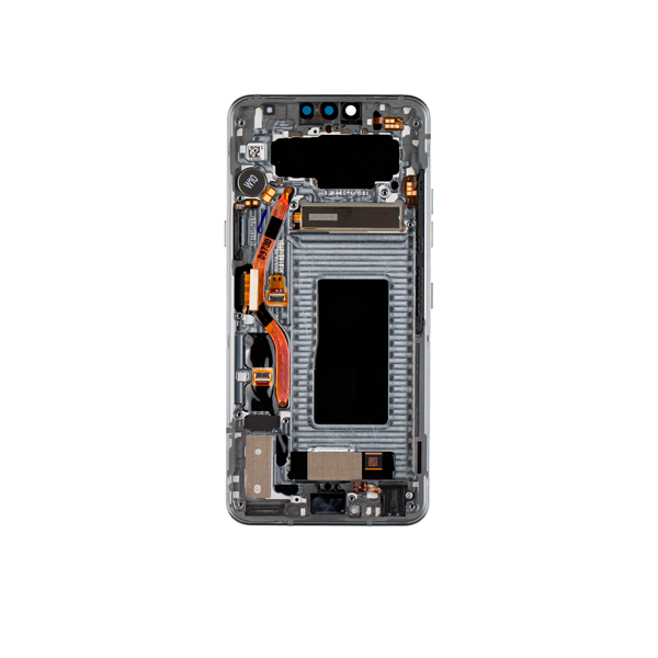 LG G8 ThinQ - OLED Assembly with frame (Platinum Gray) - OEM - Image 3