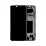 LG G8 ThinQ - OLED Assembly with frame (Platinum Gray) - OEM