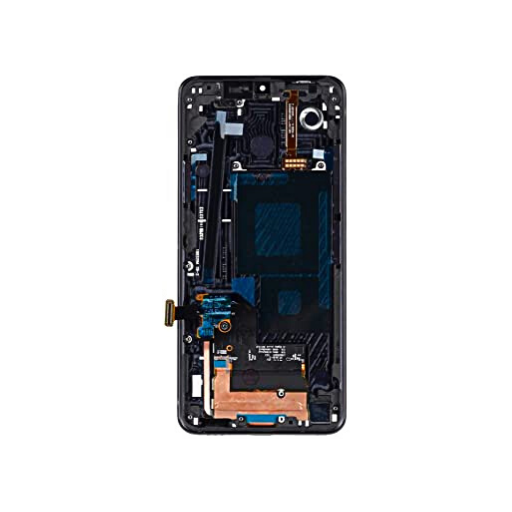 LG G7 ThinQ - LCD Assembly with frame (New Aurora Black) - OEM - Image 3