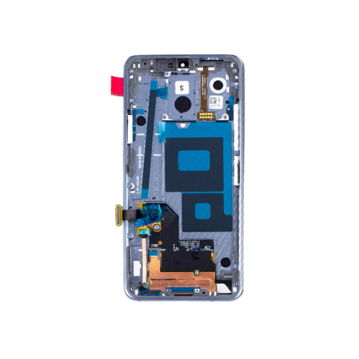 LG G7 ThinQ - LCD Assembly with frame (New Platinum Gray) - OEM - Image 3