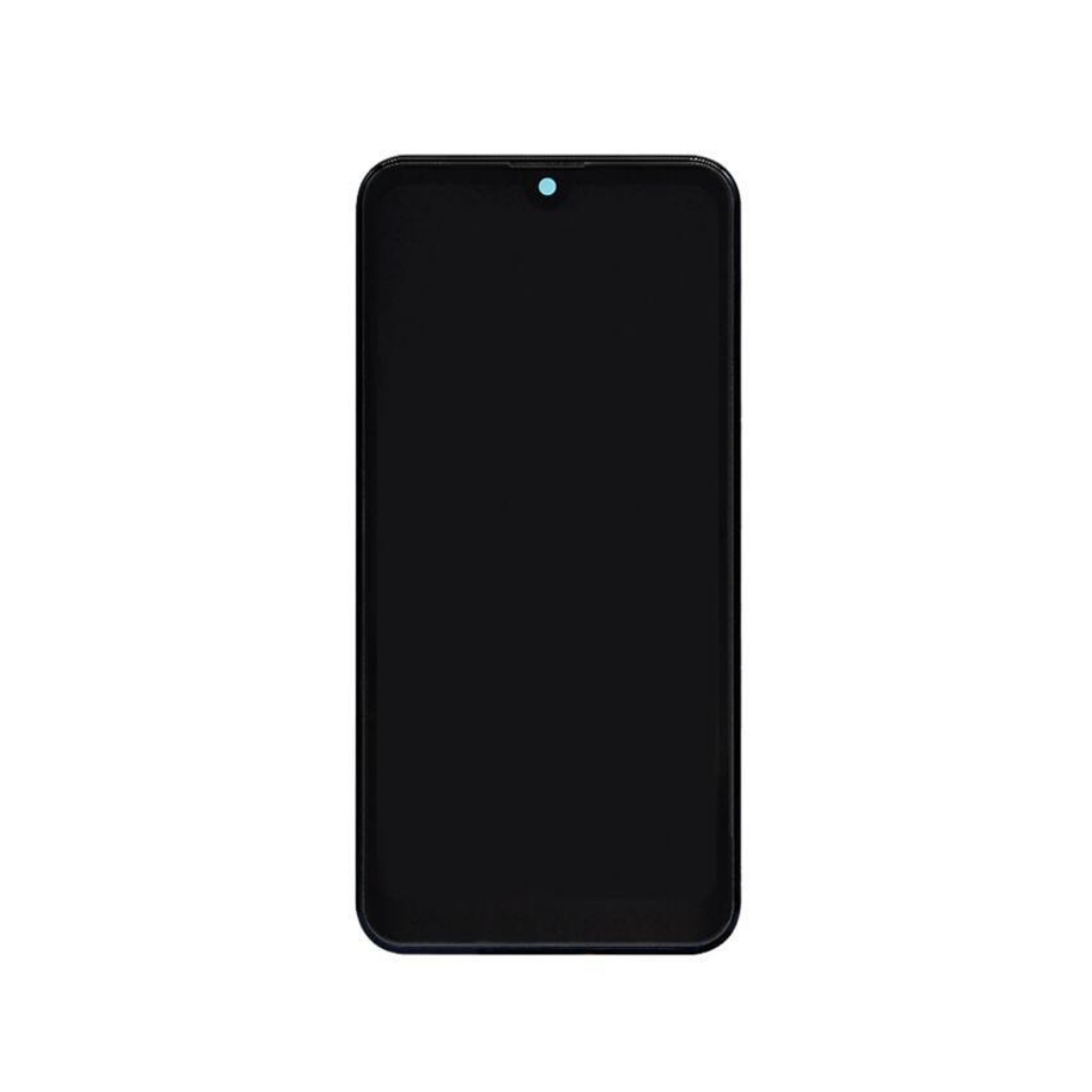 LG Q60 - LCD Assembly with frame (Aurora Black) - OEM - Image 2