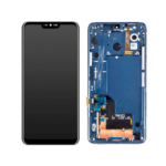 LG G7 ThinQ - LCD Assembly with frame (New Moroccan Blue) - OEM
