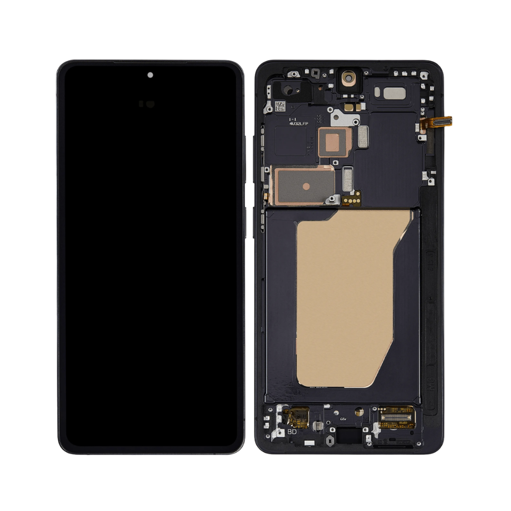 Samsung Galaxy S26 Ultra - OLED Assembly with frame (Black) - Service Pack
