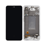 Samsung Galaxy A56 5G - OLED Assembly with frame (Lightgray) - OEM