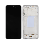 Samsung Galaxy A26 5G - OLED Assembly with frame (White) - OEM