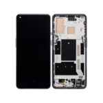 OnePlus 9 - OLED Assembly with Frame (Astral Black) - OEM