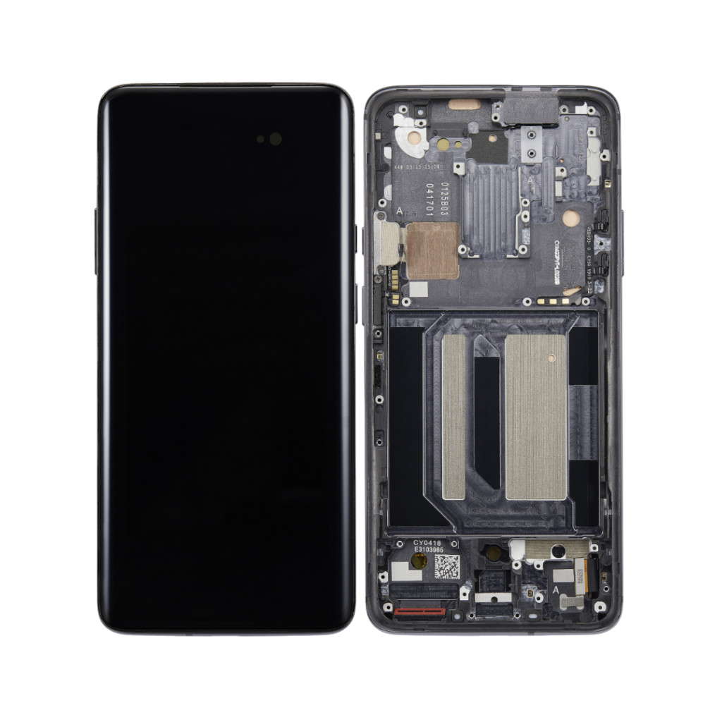 OnePlus 7 Pro - OLED Assembly with Frame (Mirror Grey) - OEM