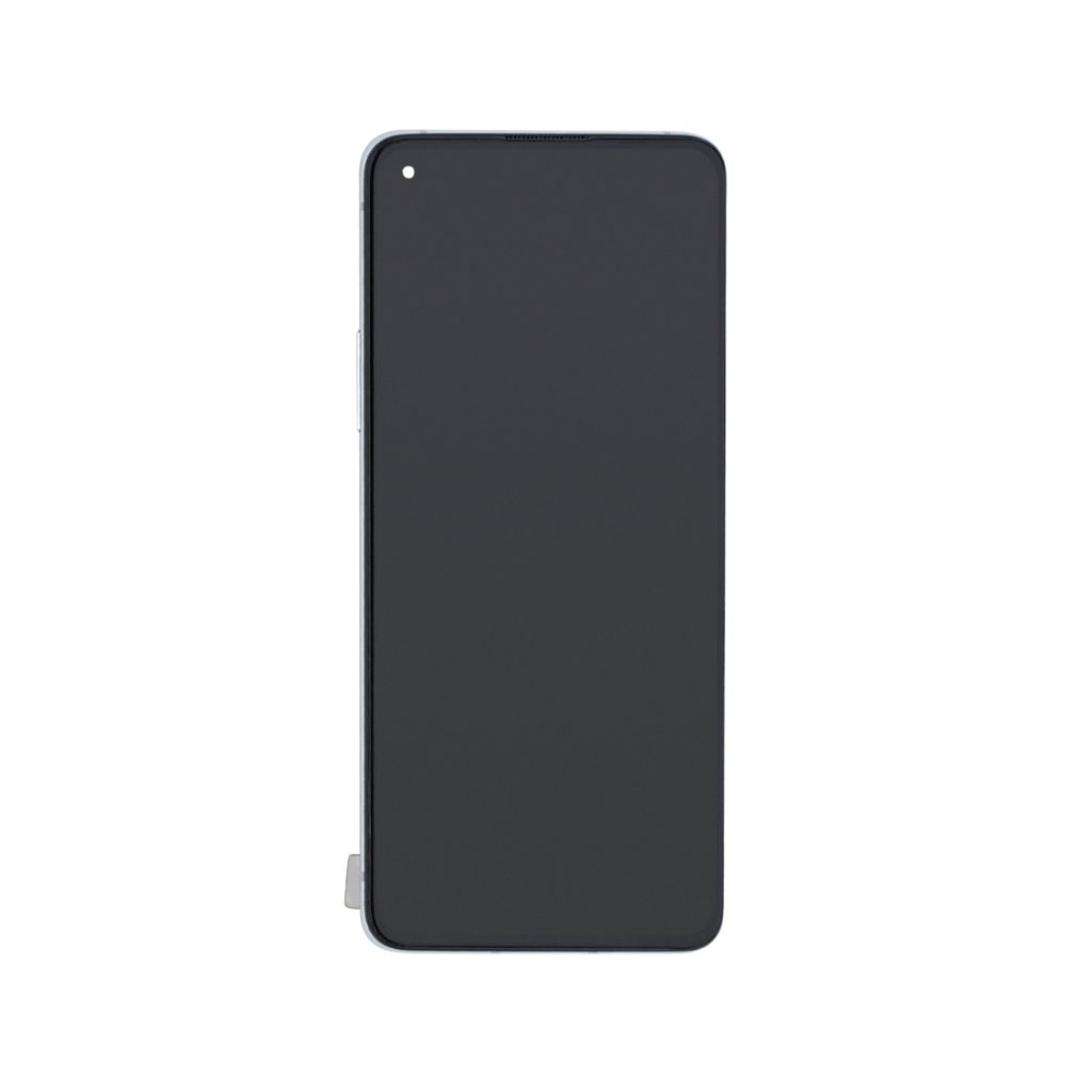 OnePlus 8T - OLED Assembly with Frame (Lunar Silver) - OEM - Image 2