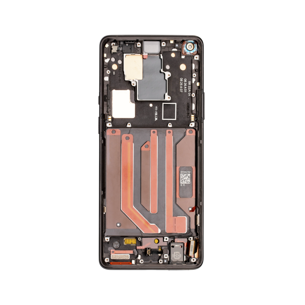 OnePlus 8 Pro - OLED Assembly with Frame (Onyx Black) - OEM - Image 3