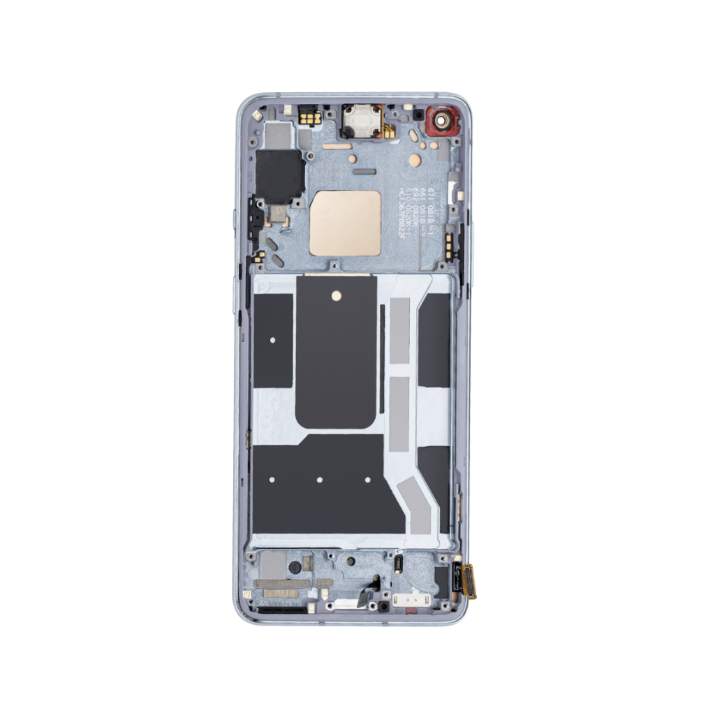 OnePlus 8T - OLED Assembly with Frame (Lunar Silver) - OEM - Image 3
