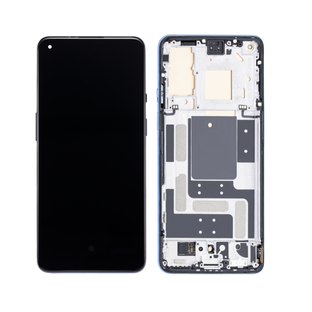 OnePlus 9 - OLED Assembly with Frame (Arctic Sky) - OEM