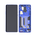 OnePlus 8 Pro - OLED Assembly with Frame (Ultramarine Blue) - OEM