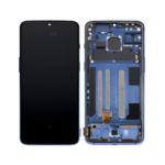 OnePlus 7 - OLED Assembly with Frame (Mirror Blue) - OEM