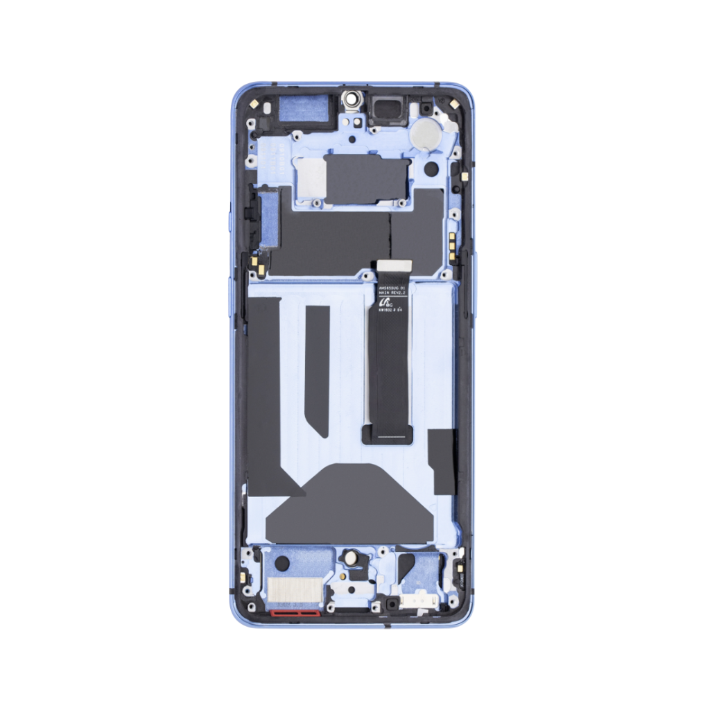 OnePlus 7T - OLED Assembly with Frame (Glacier Blue) - OEM - Image 3
