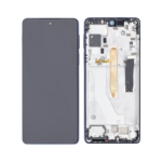 Motorola Moto Edge 20 Pro (2021) - LCD Assembly with Frame (Midnight Blue) - OEM