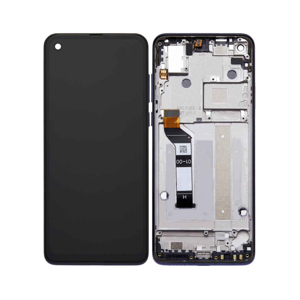 Motorola Moto One Action - LCD Assembly with Frame - OEM