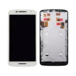 Motorola Moto X Play - LCD Assembly with Frame (White) - OEM