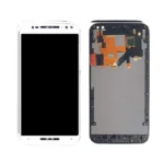 Motorola Moto X Style - LCD Assembly with Frame (White) - OEM