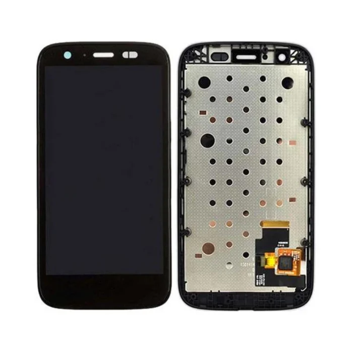 Motorola Moto G - LCD Assembly with Frame (Black) - OEM
