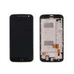 Motorola Moto G4 Plus - LCD Assembly with Frame (Black) - OEM