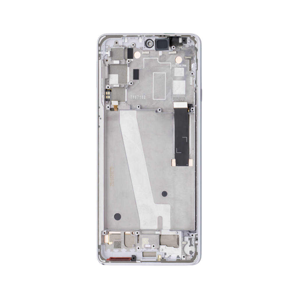 Motorola Moto Edge 20 (2021) - LCD Assembly with Frame (Frosted White) - OEM - Image 3