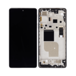Motorola Moto Edge Plus (2022) - OLED Assembly with Frame (Cosmos Blue) - OEM