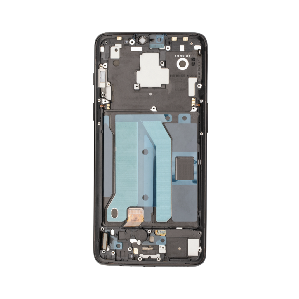 OnePlus 6 - OLED Assembly with Frame (Mirror Black) - OEM - Image 3