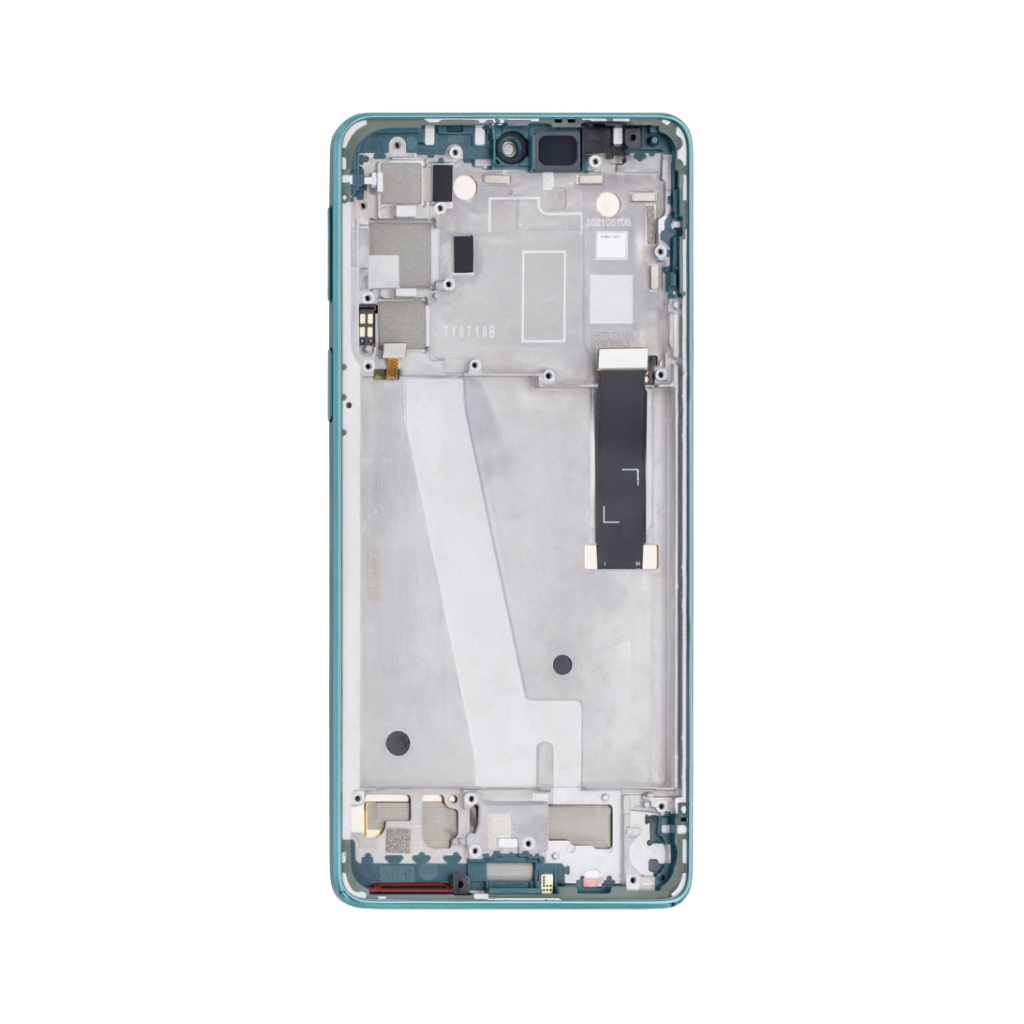 Motorola Moto Edge 20 (2021) - LCD Assembly with Frame (Frosted Emerald) - OEM - Image 3