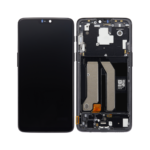 OnePlus 6 - OLED Assembly with Frame (Midnight Black) - OEM