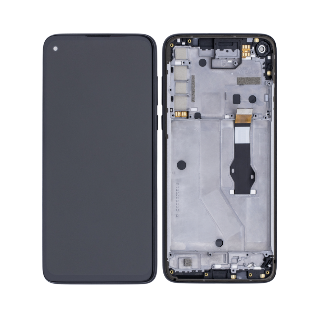 Motorola Moto G8 Power - LCD Assembly with Frame (Smoke Black) - OEM