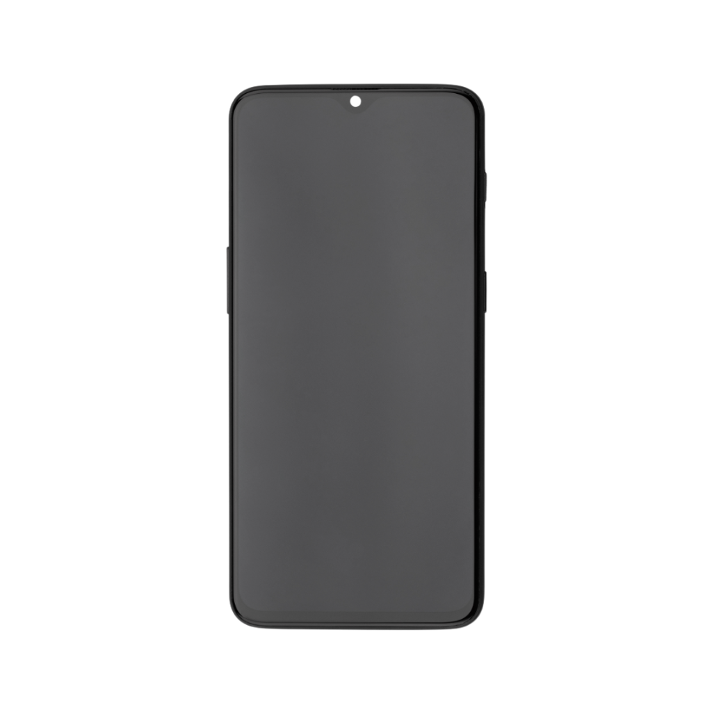 OnePlus 6T - OLED Assembly with Frame (Midnight Black) - OEM - Image 2